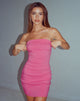 imagen de Siria Bandeau Dress in Neon Pink