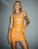 imagen de Ima Skirt en PU Neon Orange
