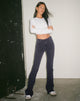 IMAGEN DE Frayed Low Rise Jeans en negro vintage