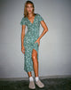 Imagen de Larin Vestido Midi en Floral Campo Verde