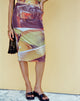 imagen de Rujha Midi Skirt en Fruit Photoprint