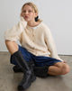 Imagen de Aceso Cardigan en Brush Knit Ivory