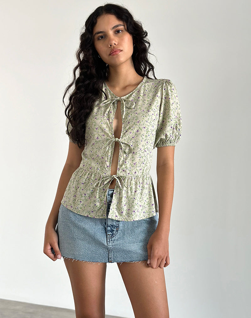 Blusa Ajasi en Parma Violeta