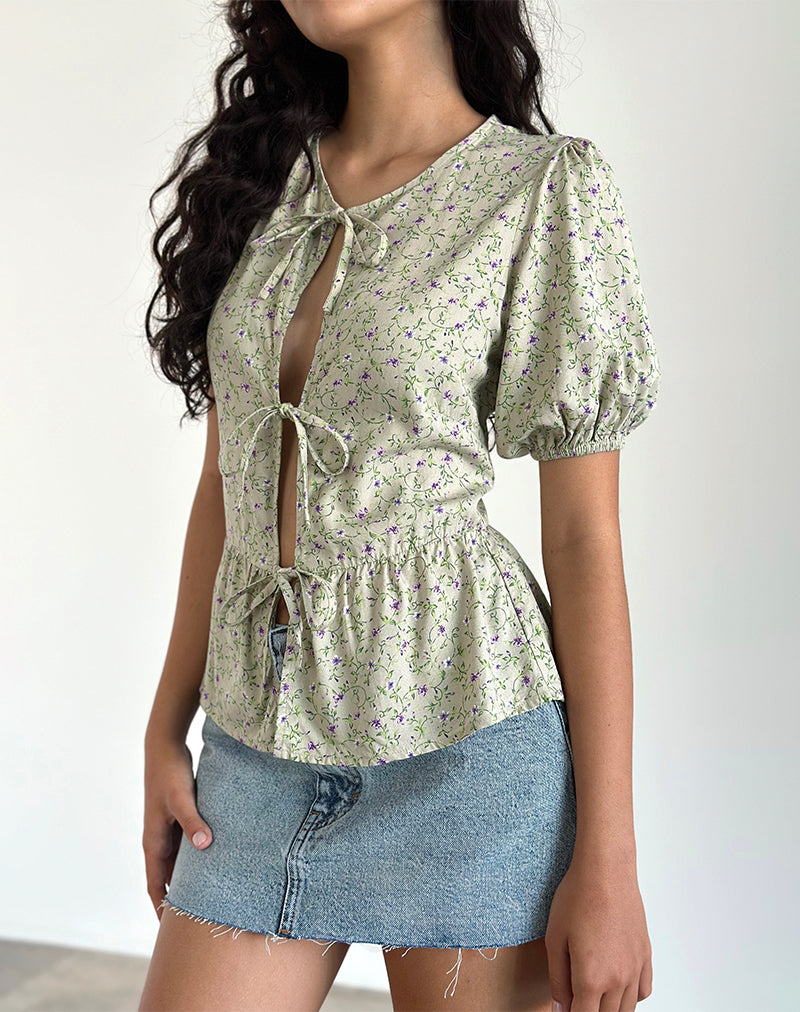 Blusa Ajasi en Parma Violeta