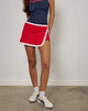 Imagen de Andeci Sport Skort en rojo con ribete blanco