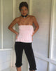Imagen de Baylin Ruffle Bandeau Top en Baby Pink