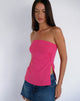 Imagen de Aravie Bandeau Acanalado Rosa Fandango