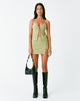 Imagen de MOTEL X OLIVIA NEILL Minifalda Pelma en sastrería Verde Seafoam