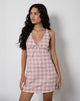 Imagen de Asatari Mini Dress in Basic Tartan Pink
