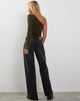 Imagen de Bayge One Shoulder Top en Oliva