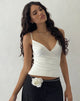 Imagen de Bea Top cruzado en marfil Soft Touch