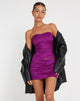 imagen de Becca Mini Skirt in Satin Purple