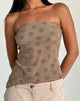 Imagen de Bistara Top en Daisy Flock Marrón claro