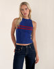 Imagen de Bonisa Chaleco azul con rayas rojas