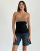 Imagen de Brylee Tube Top de punto Negro