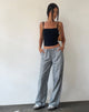 Imagen de Lirura Pantalón de pierna ancha a cuadros Brandy