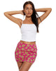 imagen de MOTEL X BARBARA Ima Mini Skirt in 90's Beachy Floral Hot Pink