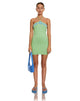 Imagen de MOTEL X BARBARA Maliga Mini Vestido en Hibiscus Verde