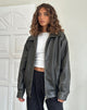 Imagen de Cavita Distressed Jacket en PU Oliva