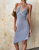 imagen de MOTEL X JACQUIE Chrissy Asymmetric Mini Dress in Slinky Grey