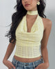 Imagen de Chupa Top en Broderie Flor Encaje Limón