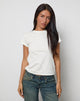 Imagen de Clio Baggy Tee en marfil