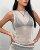 Imagen de Cosima Camiseta de tirantes en cadena plateada