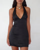 Imagen de Coda Slip Dress in Satin Negro