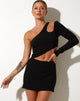 imagen de Guida Minifalda en Bubble Jersey Negra