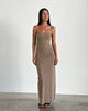 Imagen de Darsih Maxi Dress in Daisy Flock Light Brown