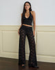 Imagen de Dasom Pantalones de encaje floral Negro