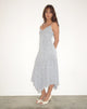 Imagen del vestido Devon Midi en Flock Chic Petals Gris