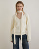 Imagen de Dikara Jumper with Scarf in Knit Off White