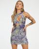 imagen de Diraya Cutout Dress in Rave Optic