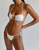 Imagen de la braguita de bikini Leyna en color crema