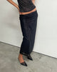 Imagen de Tresha Maxi Skirt in Sequin Knit Negro