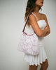 Imagen de bolso Dune en blanco con lazo rosa