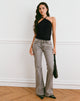 Imagen de Dyilla Arrow Neck Top en Negro
