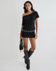 Imagen de Edwina Off The Shoulder Mini Dress in Black