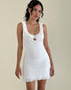 Imagen de Elliana Minivestido de encaje Krisan Blanco