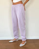 Imagen de Em Jogger en gris violeta con lazo bordado