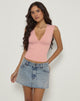 Imagen de Emberly Plunge Top en Pink Lady