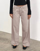 Imagen de Low Rise Roomy Jeans en Pebble