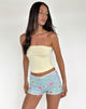 Imagen de Erna Micro Short en lentejuelas flor azul