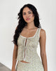 Imagen de Esau Tie Front Top en Parma Violeta
