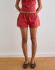 Imagen de Sumi Shorts en Algodón Dobby Rojo