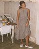 Imagen de Galuh Smock Dress in Mini Brown Gingham