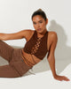 Imagen de Giwta Crop Top en Lycra Cacao