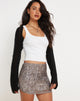 imagen de Guida Minifalda Estampada en Sandstorm Tonal Print