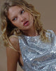imagen de Hala Vest Top en plata cromada